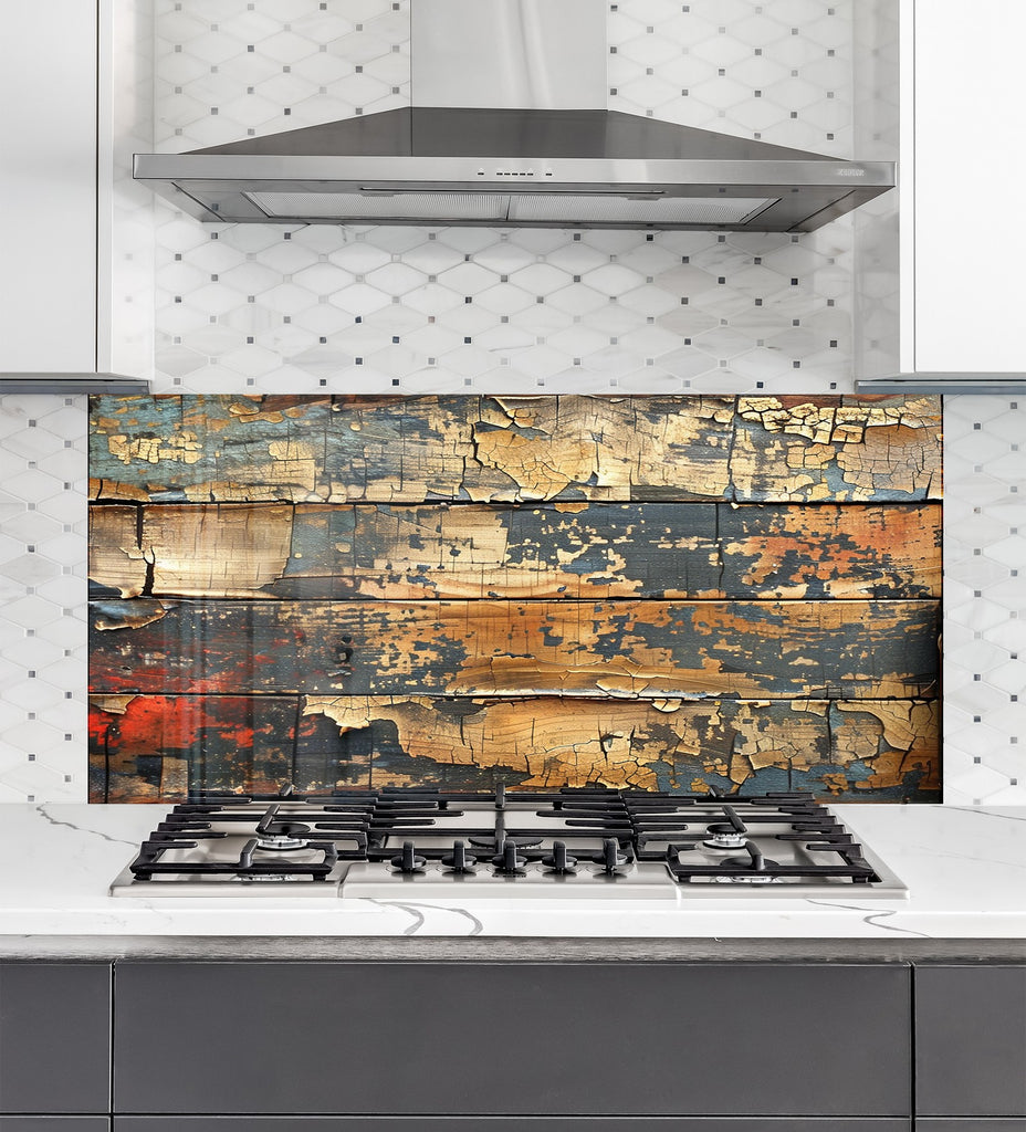 Wood & Wine - Glass Kitchen Backsplash-BacksplashArtworks