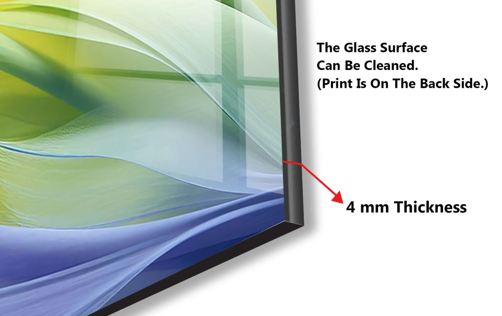 Gentle Breeze – Glass Kitchen Backsplash-BacksplashArtworks