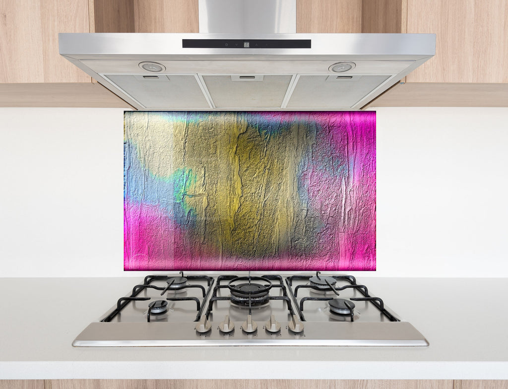 Aurora Fusion – Glass Kitchen Backsplash-BacksplashArtworks