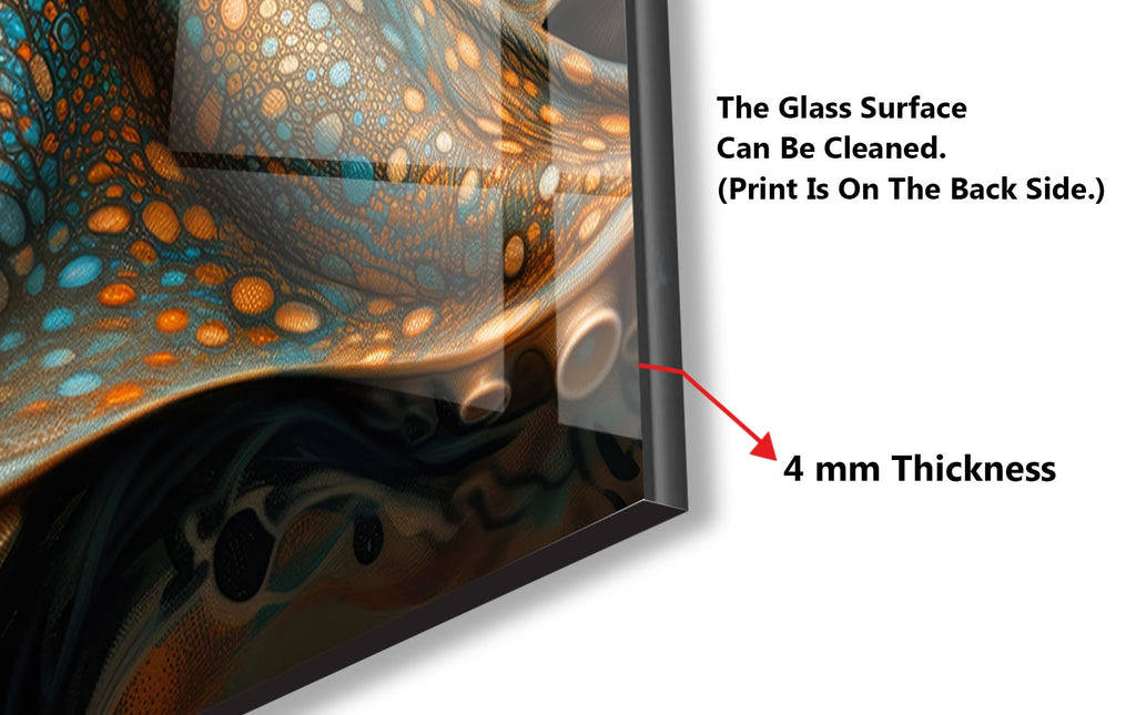 Enchanting Octopus – Glass Kitchen Backsplash-BacksplashArtworks
