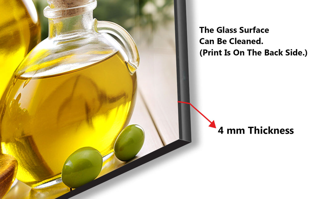 Olive Oil Inspired Glass Kitchen Backsplash – Fresh & Rustic Design-BacksplashArtworks