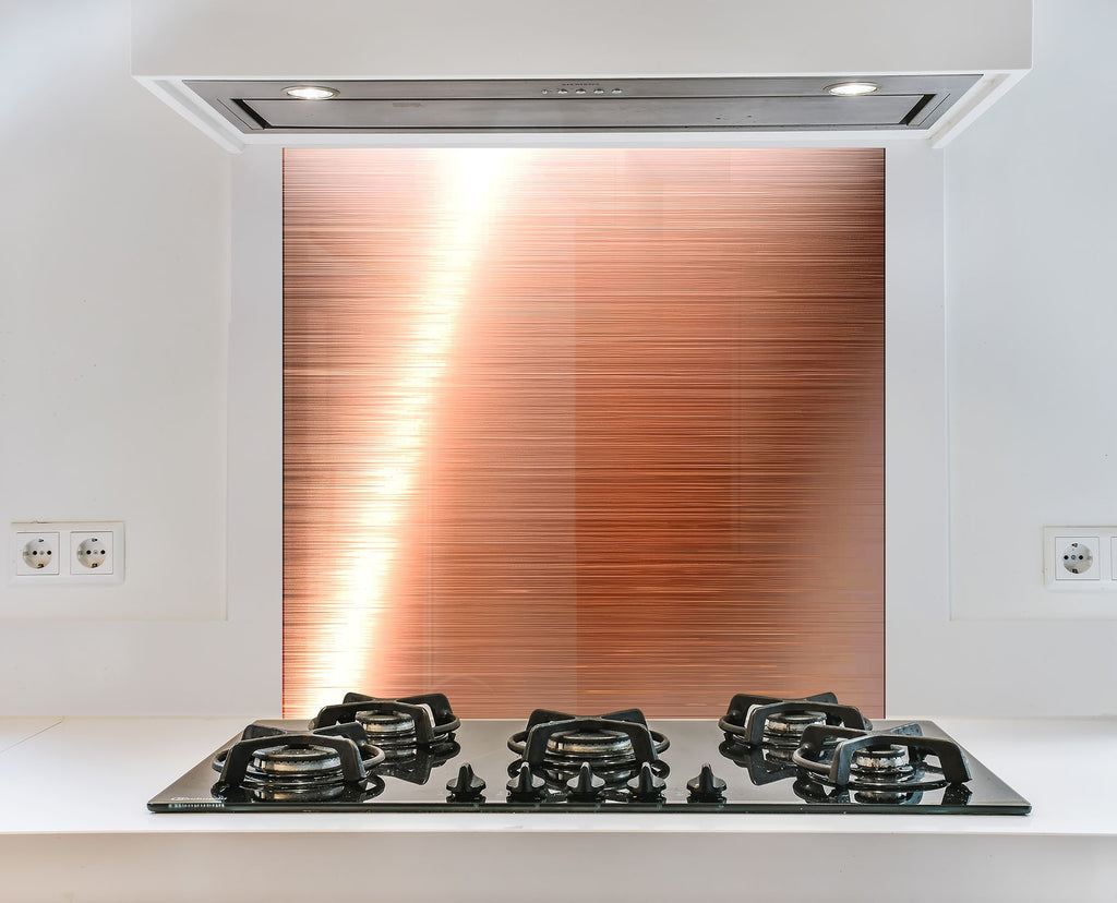 Vivid Bronze Glass Backsplash-BacksplashArtworks