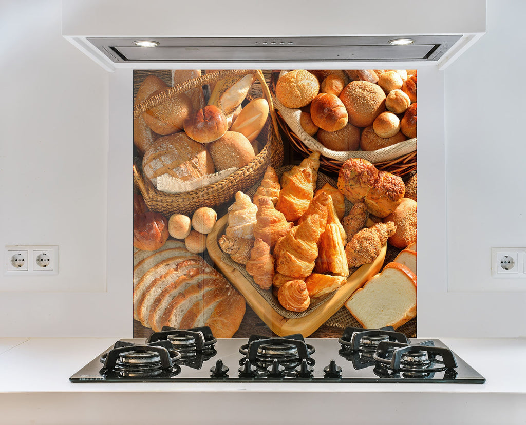 French Bakery Bliss – Glass Kitchen Backsplash-BacksplashArtworks