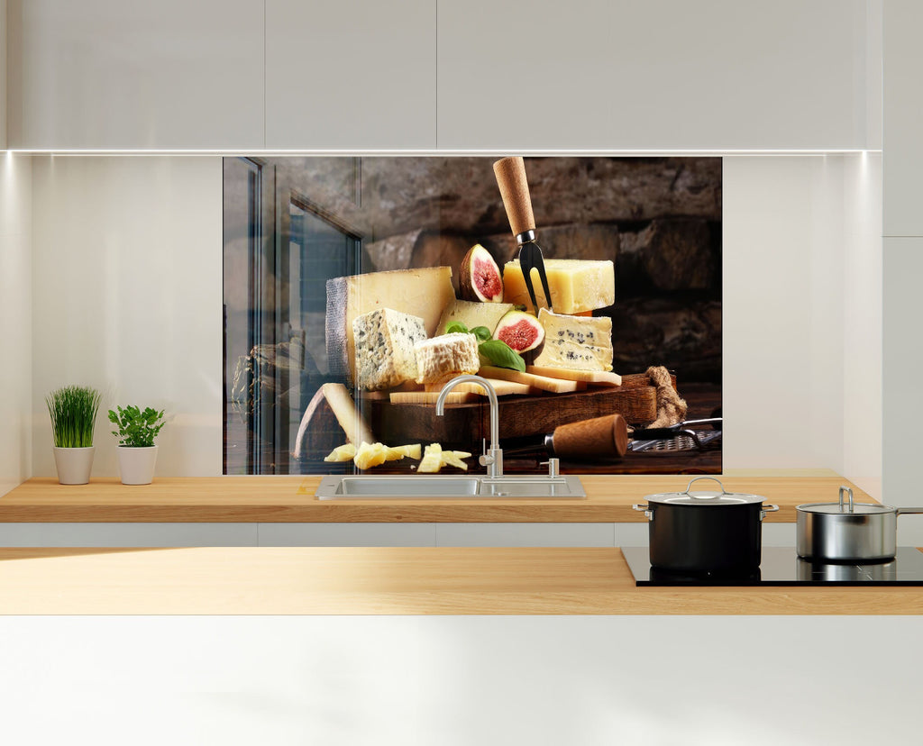 Gourmet Cheese & Fig - Kitchen Backsplash-BacksplashArtworks