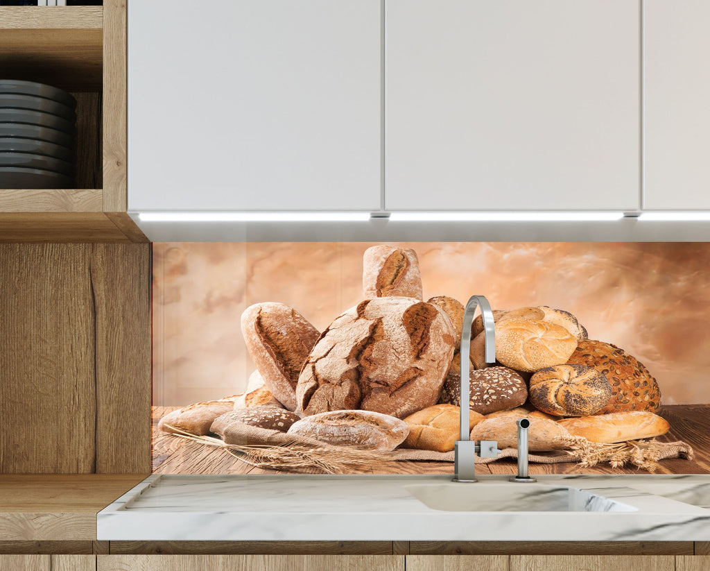 Artisan Bread Collection – Glass Kitchen Backsplash-BacksplashArtworks