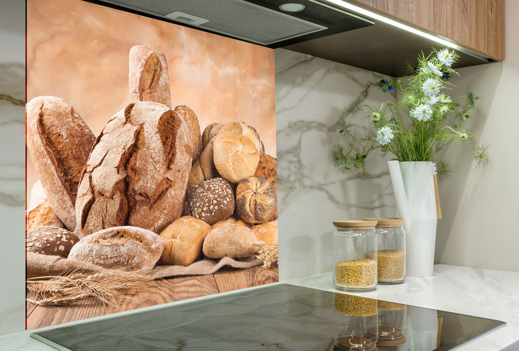 Artisan Bread Collection – Glass Kitchen Backsplash-BacksplashArtworks