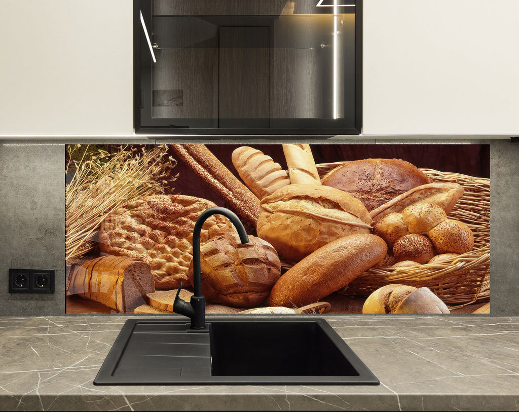 Whole Grains – Glass Kitchen Backsplash-BacksplashArtworks