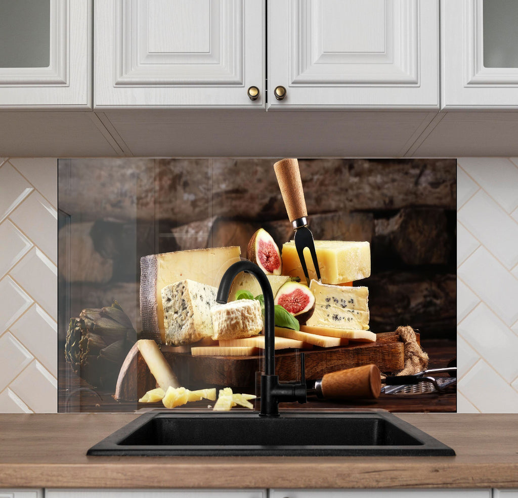Gourmet Cheese & Fig - Kitchen Backsplash-BacksplashArtworks