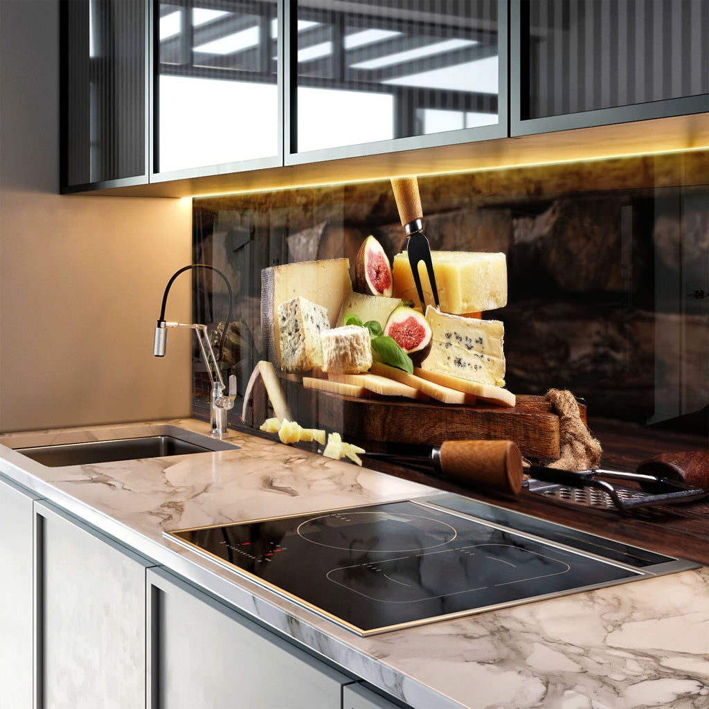 Gourmet Cheese & Fig - Kitchen Backsplash-BacksplashArtworks