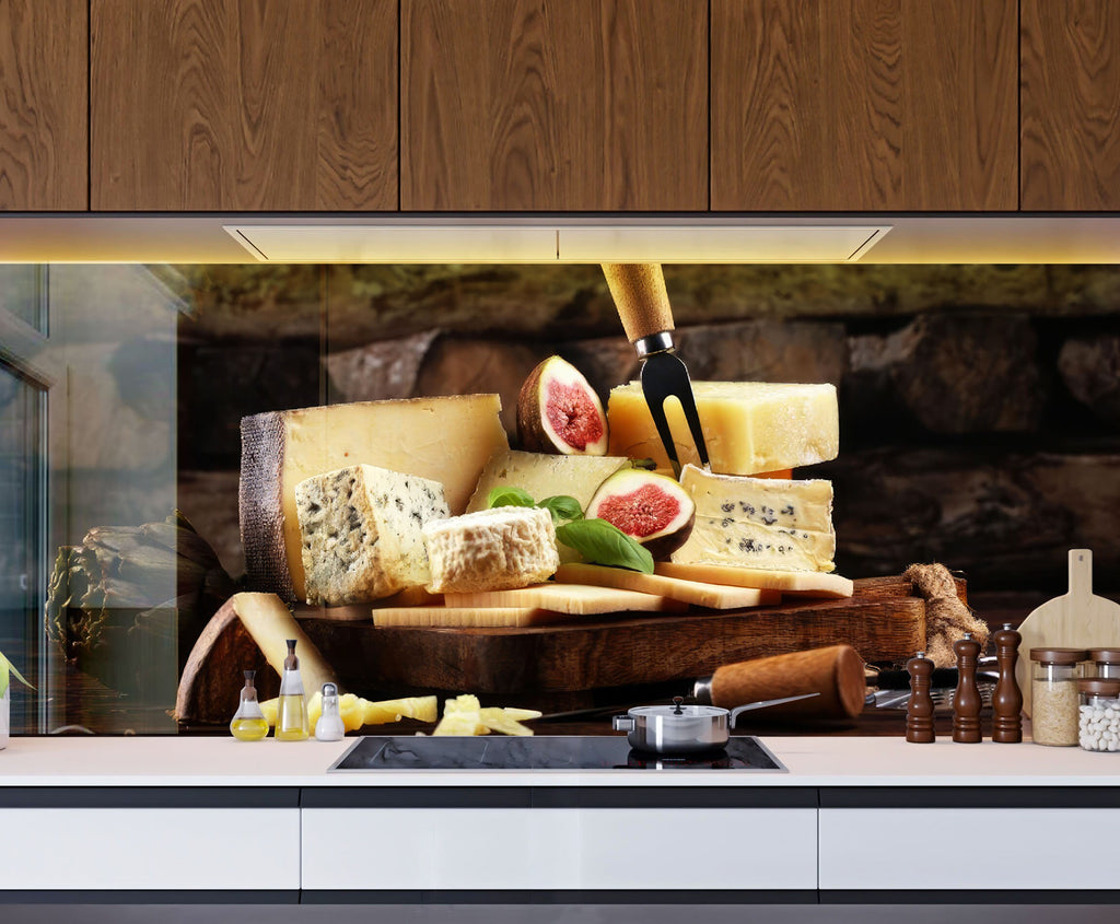 Gourmet Cheese & Fig - Kitchen Backsplash-BacksplashArtworks