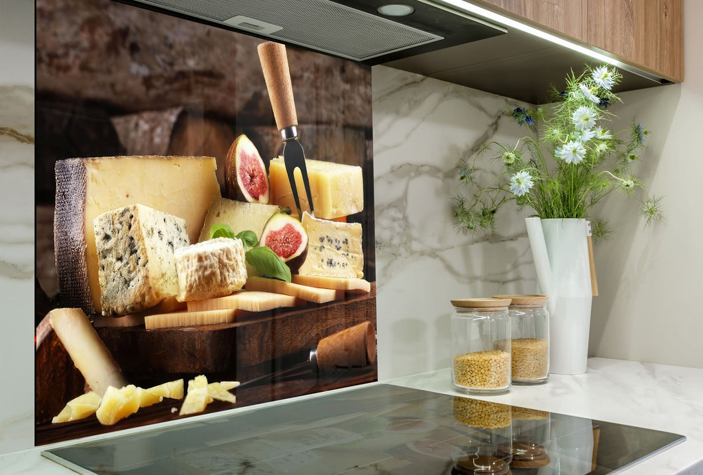 Gourmet Cheese & Fig - Kitchen Backsplash-BacksplashArtworks