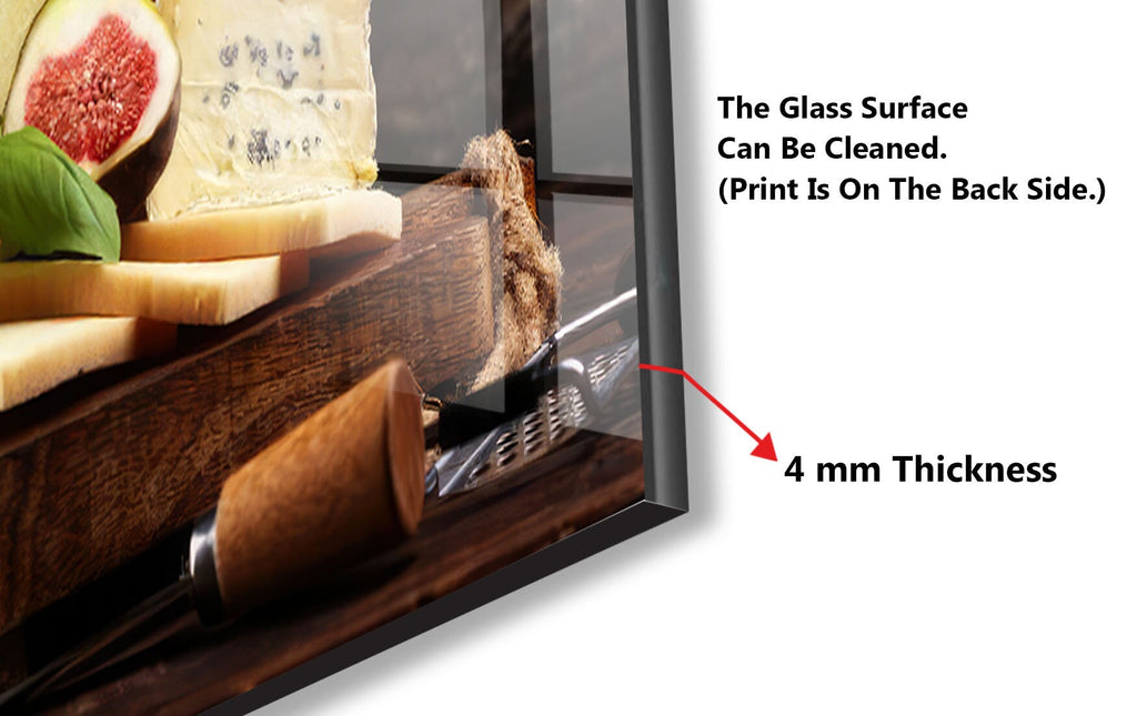 Gourmet Cheese & Fig - Kitchen Backsplash-BacksplashArtworks