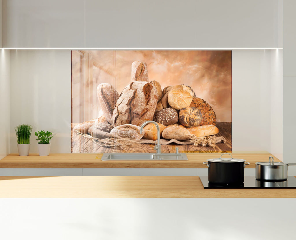 Artisan Bread Collection – Glass Kitchen Backsplash-BacksplashArtworks