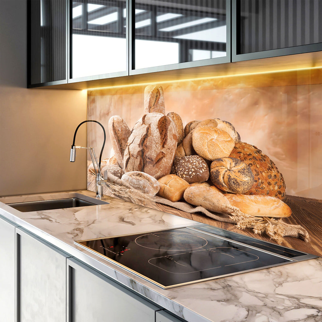 Artisan Bread Collection – Glass Kitchen Backsplash-BacksplashArtworks