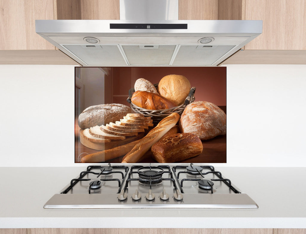 Kitchen Bread – Glass Kitchen Backsplash-BacksplashArtworks