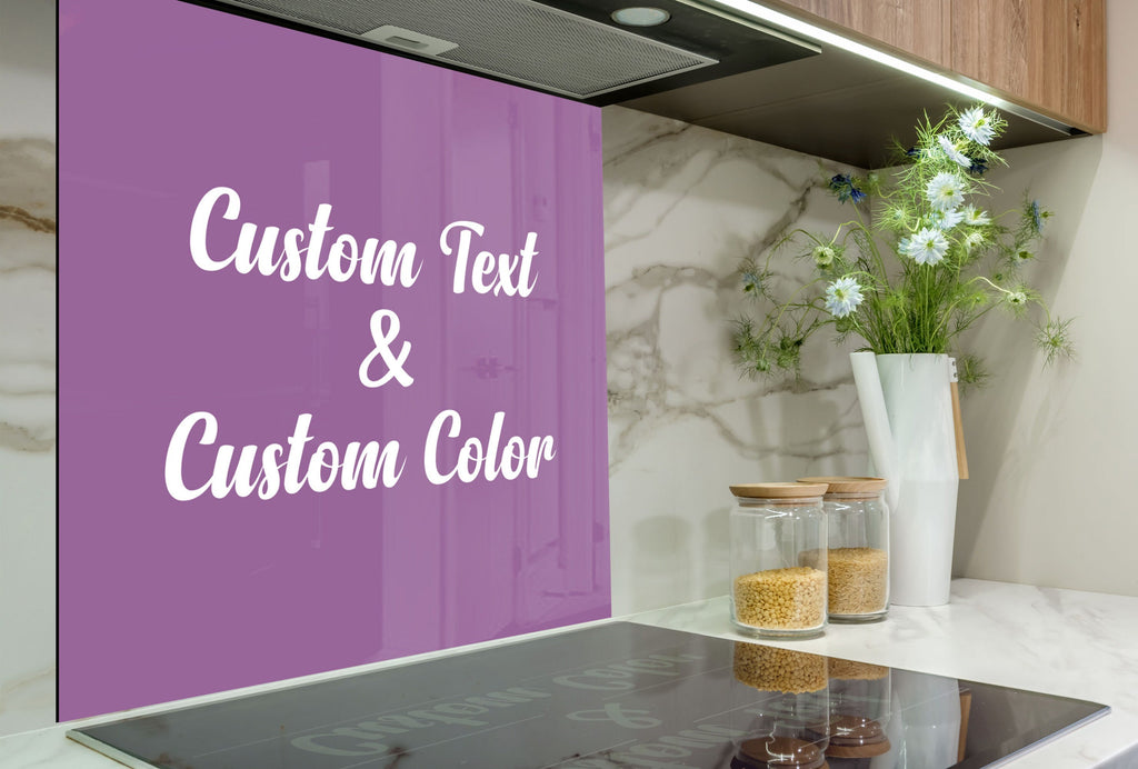 Tempered Glass Custom Text Backsplash-BacksplashArtworks