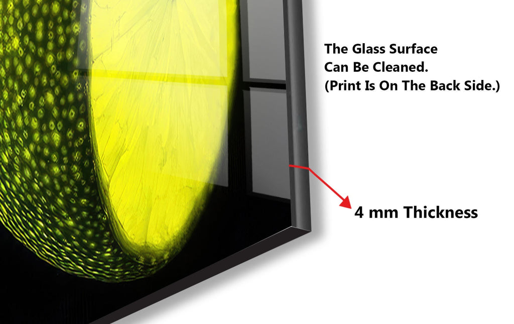 Zesty Lime Glass Kitchen Backsplash – Fresh Citrus Burst Design-BacksplashArtworks