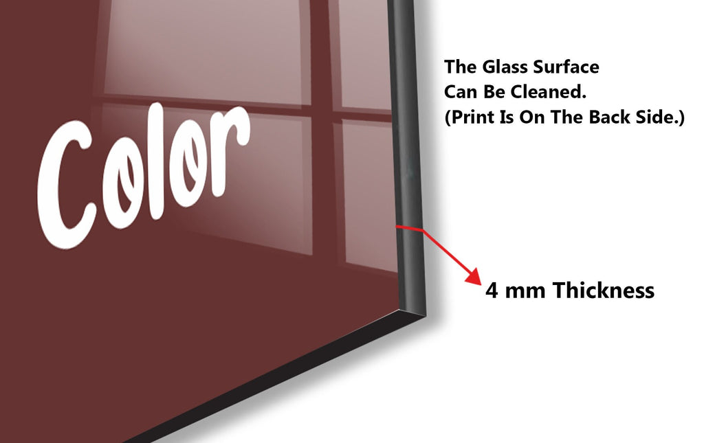Tempered Glass Custom Text Backsplash-BacksplashArtworks