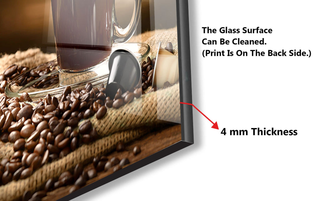 Premium Coffee Lover’s - Glass Kitchen Backsplash-BacksplashArtworks