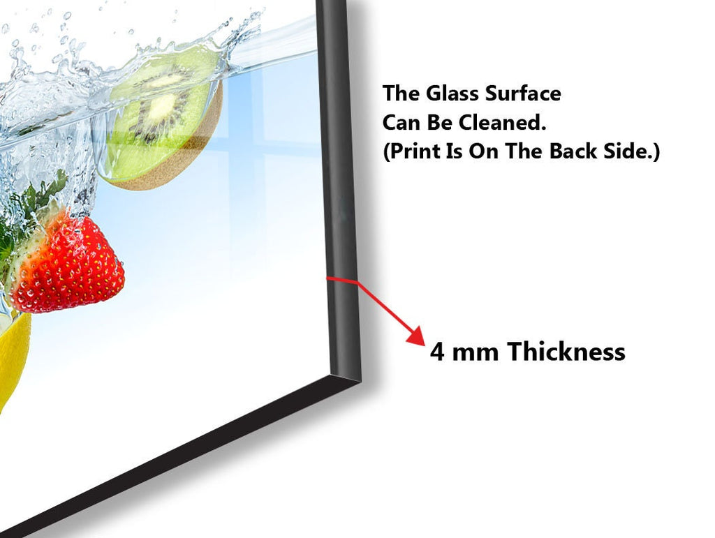 Fresh Fruit Splash Glass Kitchen Backsplash – Vibrant Tropical Design-BacksplashArtworks