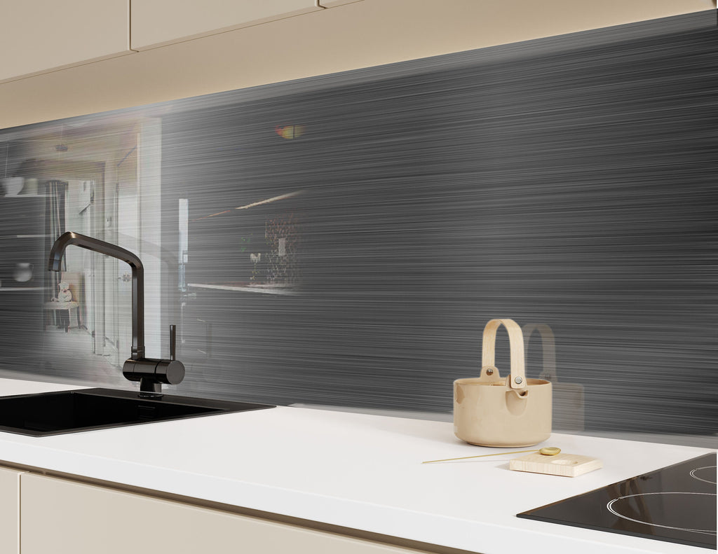Steel - Tempered Glass Backsplash-BacksplashArtworks