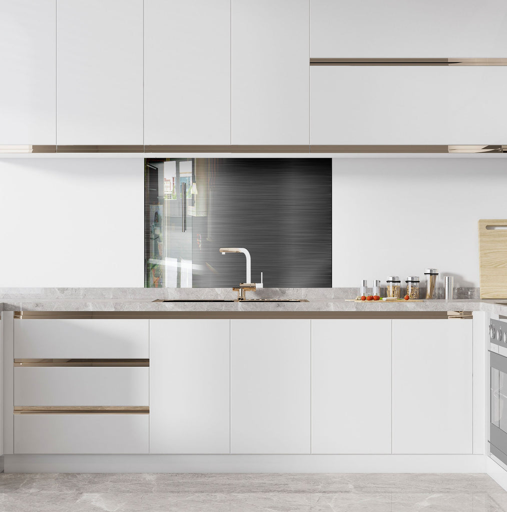 Steel - Tempered Glass Backsplash-BacksplashArtworks