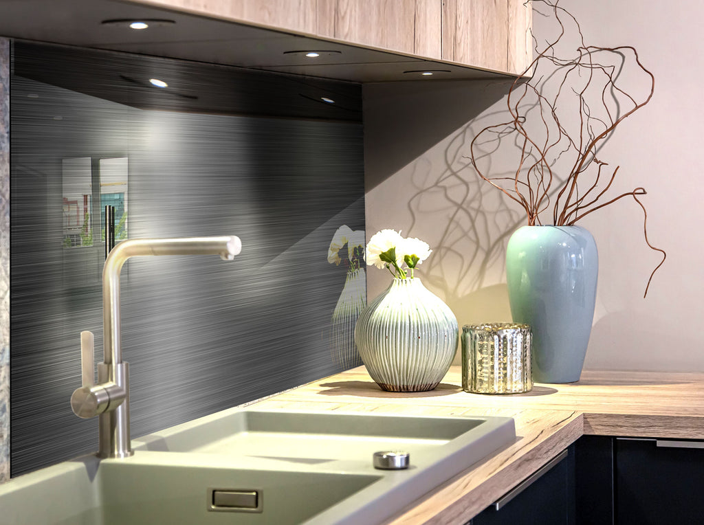 Steel - Tempered Glass Backsplash-BacksplashArtworks