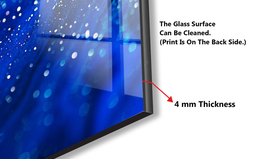 Abstract Tempered Glass Backsplash-BacksplashArtworks