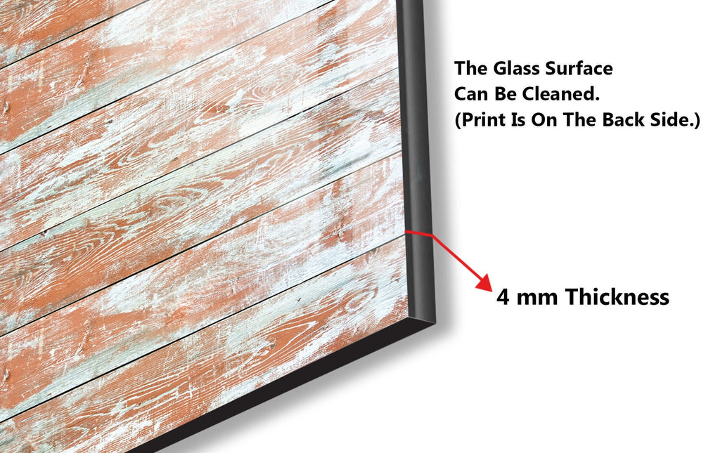 Coastal Wood - Glass Kitchen Backsplash-BacksplashArtworks