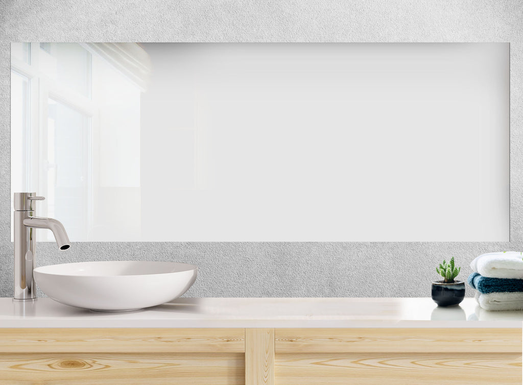 Light Grey - Glass Kitchen Backsplash-BacksplashArtworks