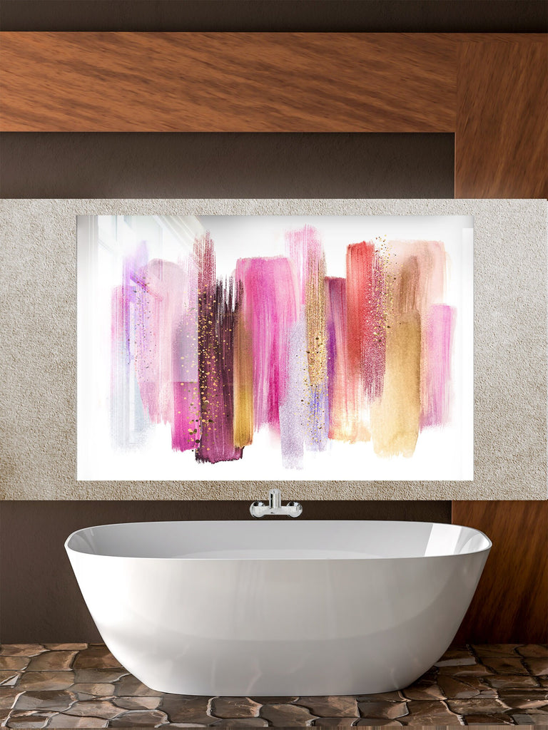 Abstract Tempered Glass Backsplash-BacksplashArtworks