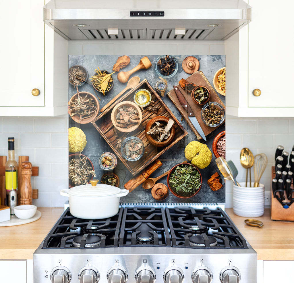 a stove top oven sitting inside of a kitchen