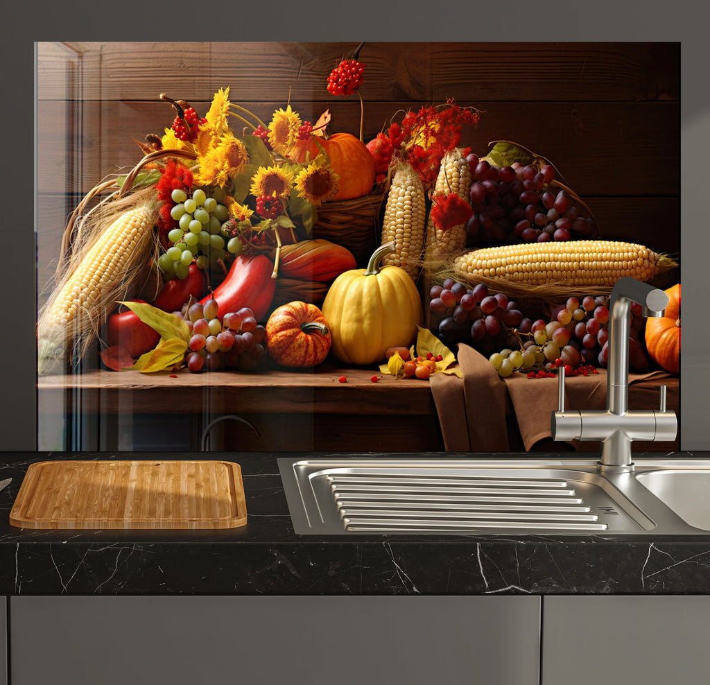 Splashing Lemon Glass Kitchen Backsplash – Fresh Citrus Art-BacksplashArtworks