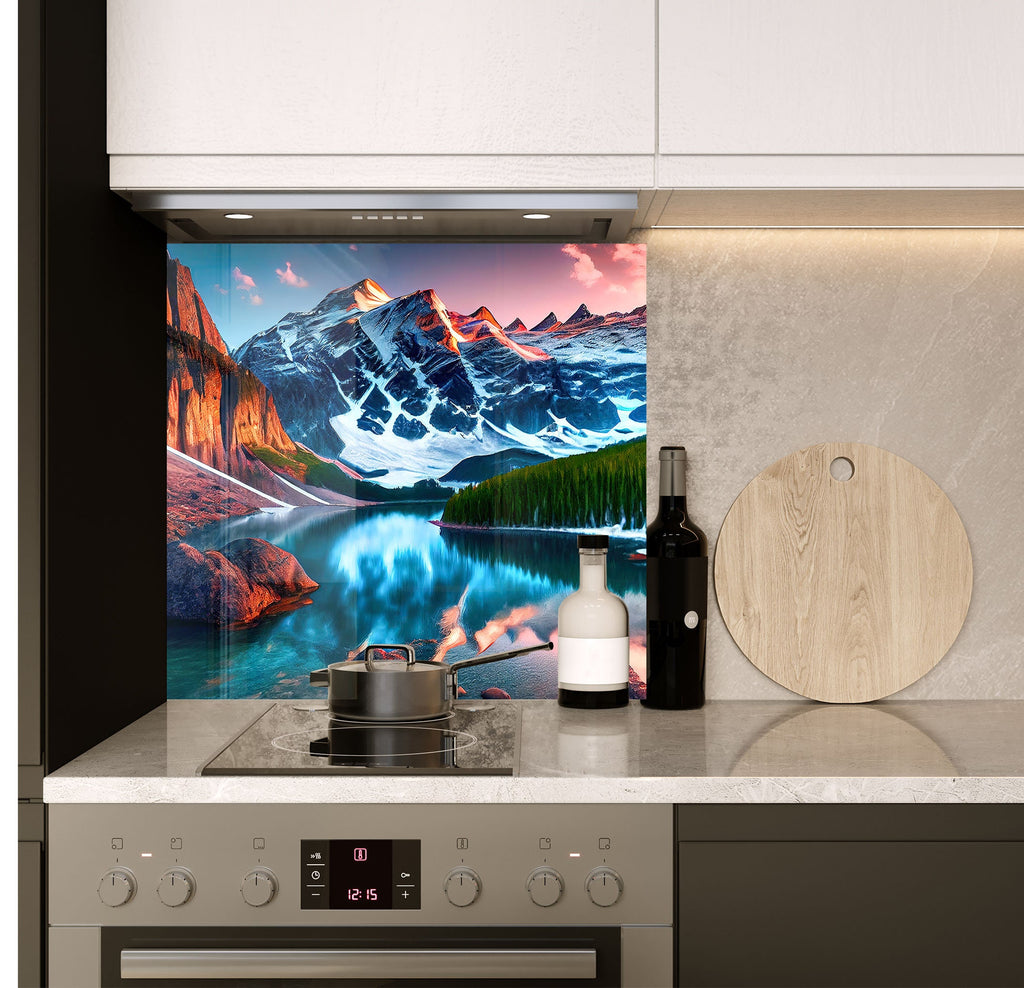 a stove top oven sitting inside of a kitchen