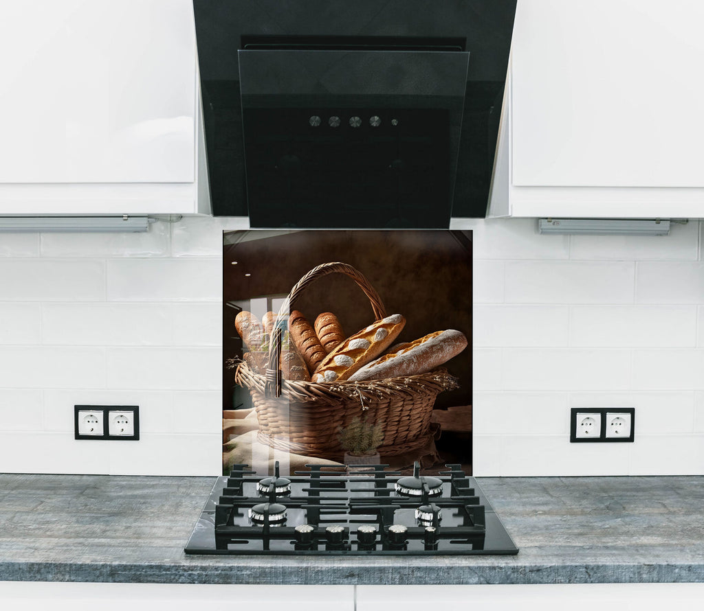 French Bakery - Glass Kitchen Backsplash-BacksplashArtworks