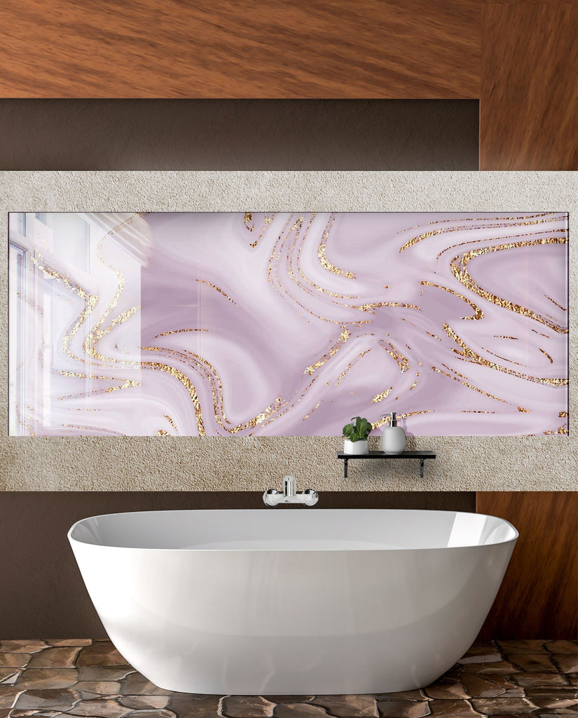 Abstract Tempered Glass Backsplash-BacksplashArtworks