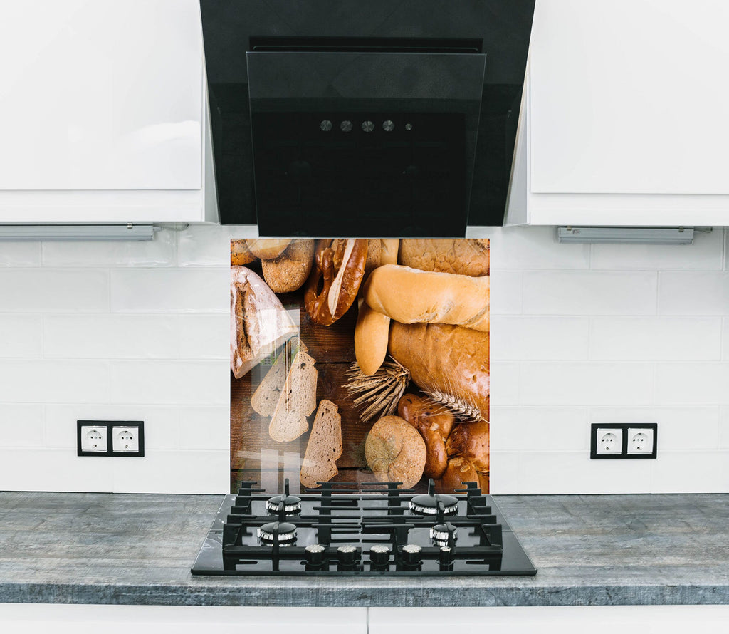 Artisan Bread - Glass Kitchen Backsplash-BacksplashArtworks