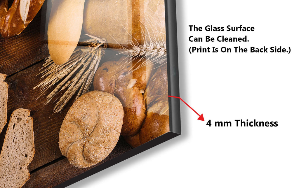 Artisan Bread - Glass Kitchen Backsplash-BacksplashArtworks