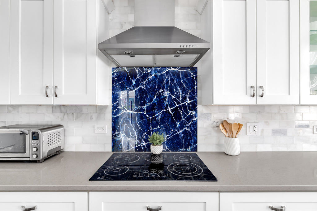 Abstract Tempered Glass Backsplash-BacksplashArtworks