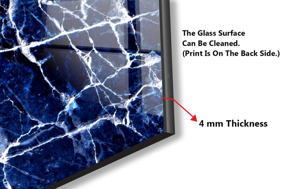 Abstract Tempered Glass Backsplash-BacksplashArtworks