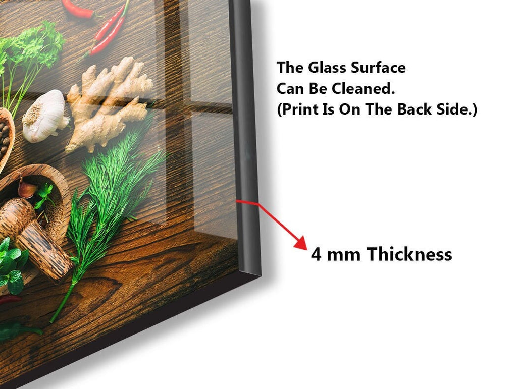 Spice Garden - Glass Kitchen Backsplash-BacksplashArtworks