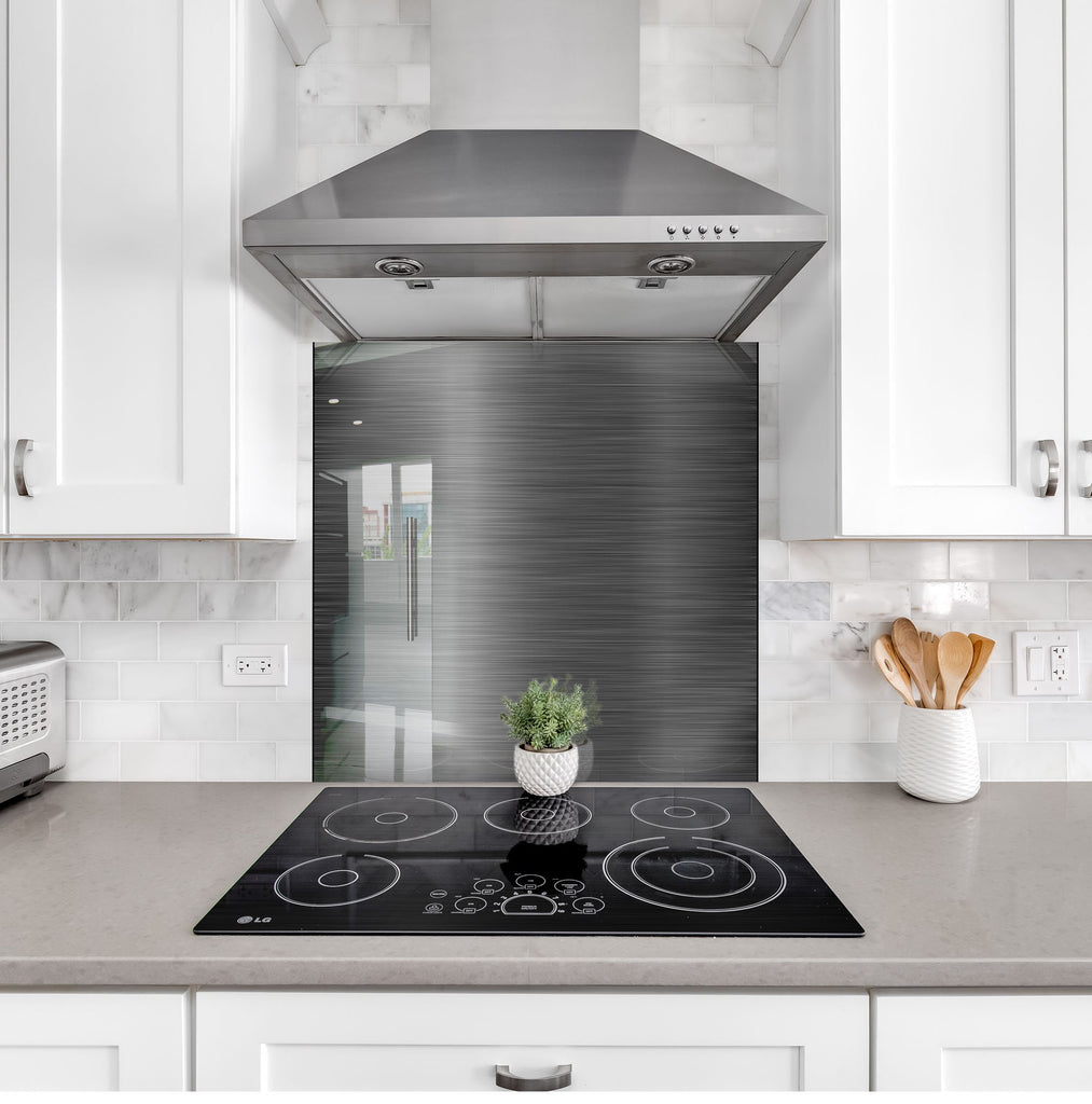 Steel - Tempered Glass Backsplash-BacksplashArtworks