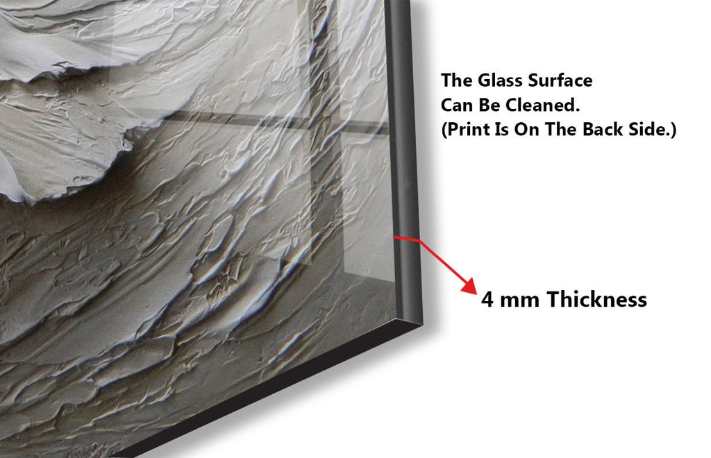 Elegant Textured Lady - Glass Kitchen Backsplash-BacksplashArtworks