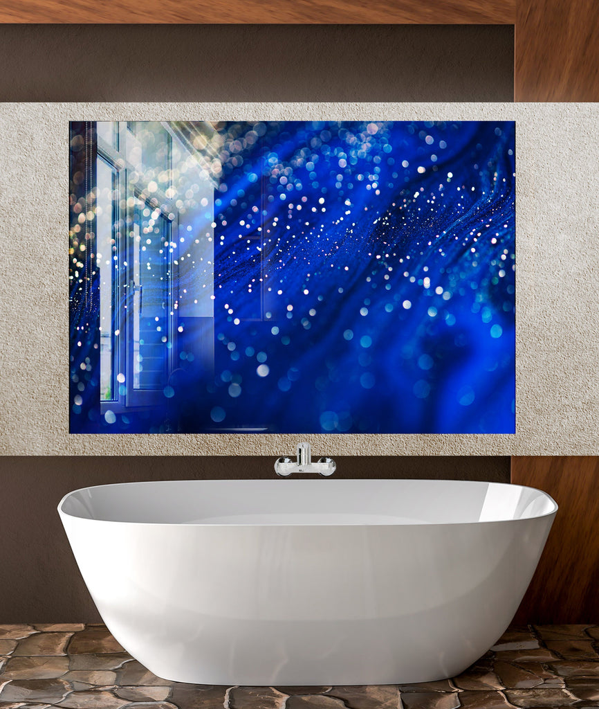Abstract Tempered Glass Backsplash-BacksplashArtworks