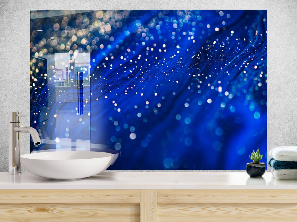 Abstract Tempered Glass Backsplash-BacksplashArtworks