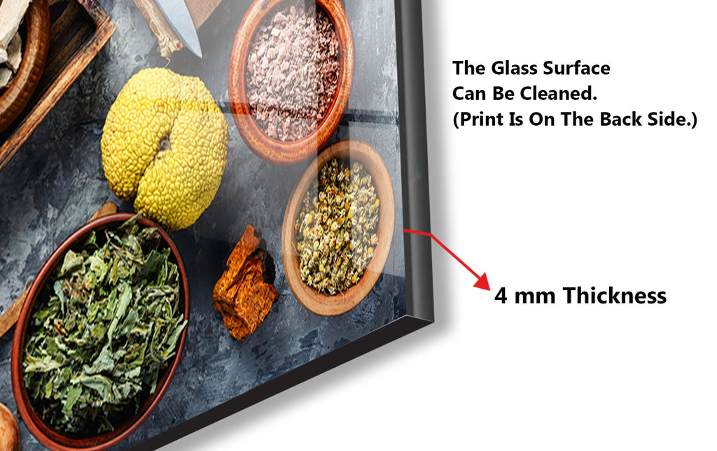 a picture of spices and herbs on a table